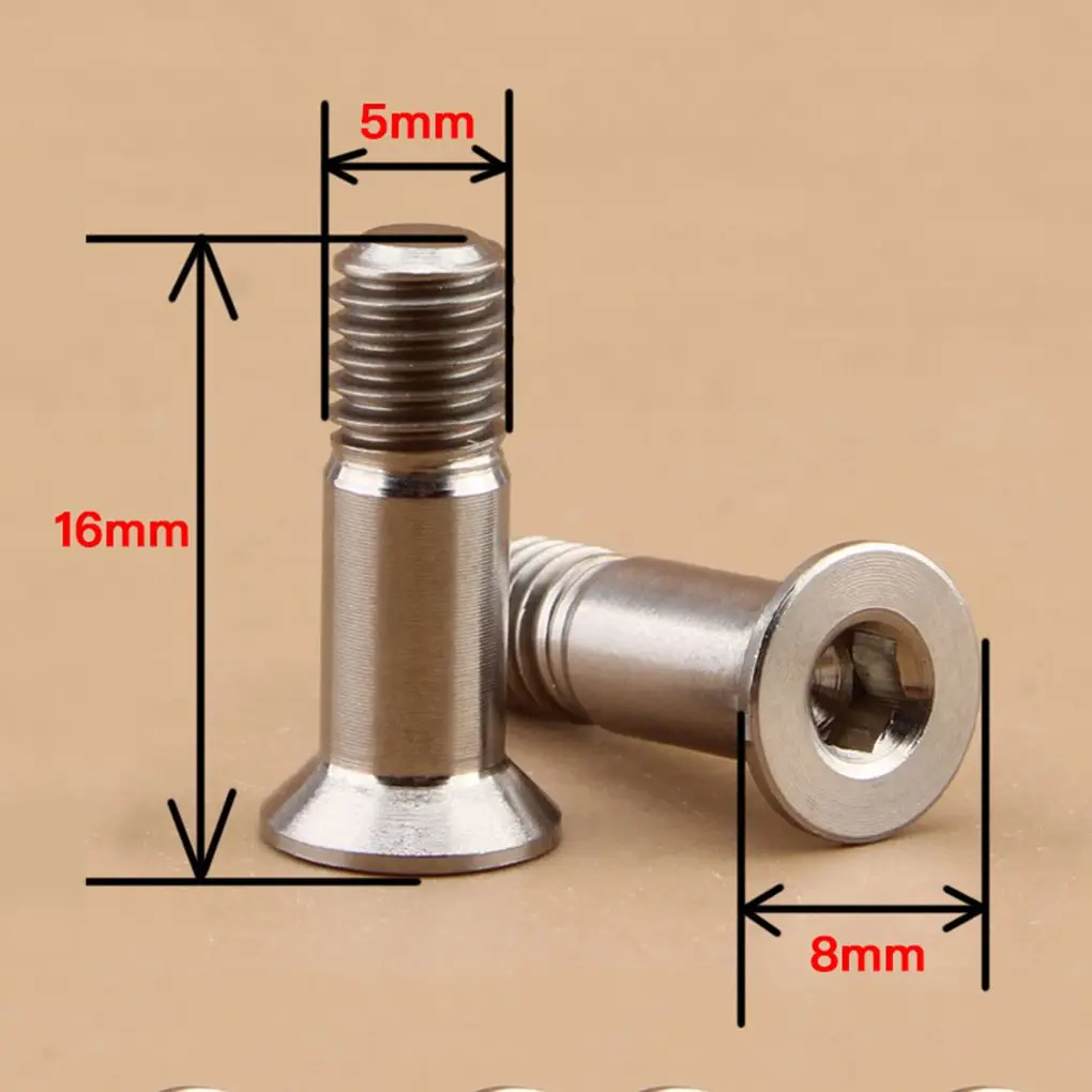 Bicycle Bike Titanium Alloy M5 Screws Cycling Rear Derailleur Pulley Guide Wheel Bolts rear derailleur guide wheel screw