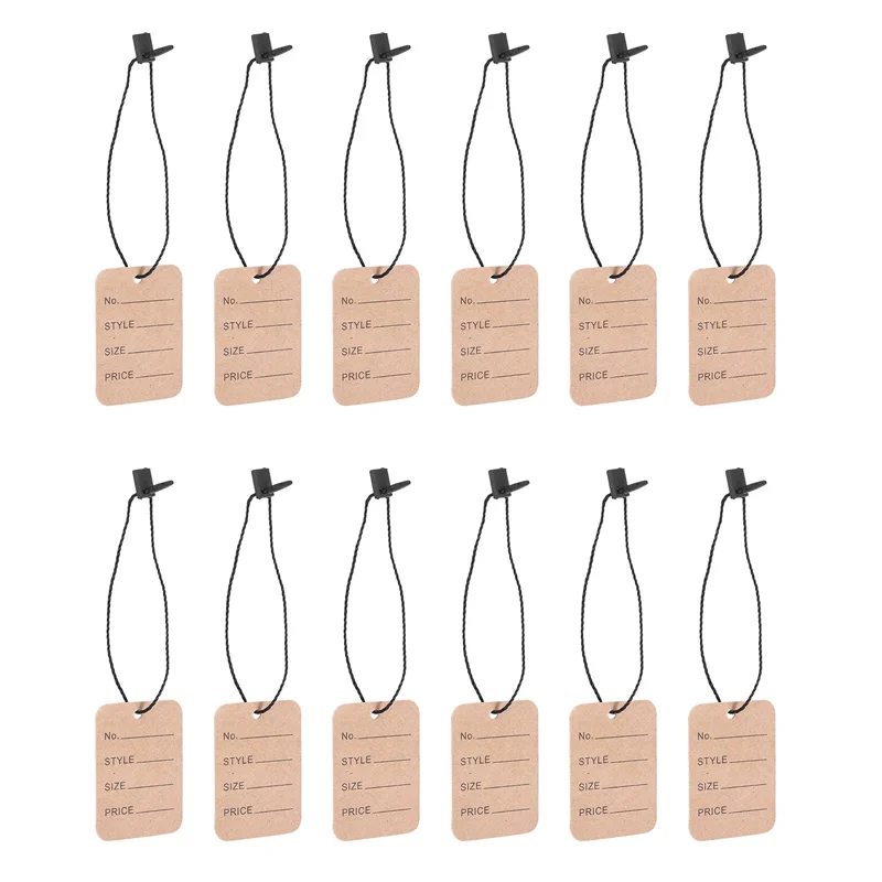 LICE-1000 шт. ценники и веревка для подвешивания, бирки для одежды, бирки для маркировки одежды, бирки для разметки одежды, бирки для магазинов