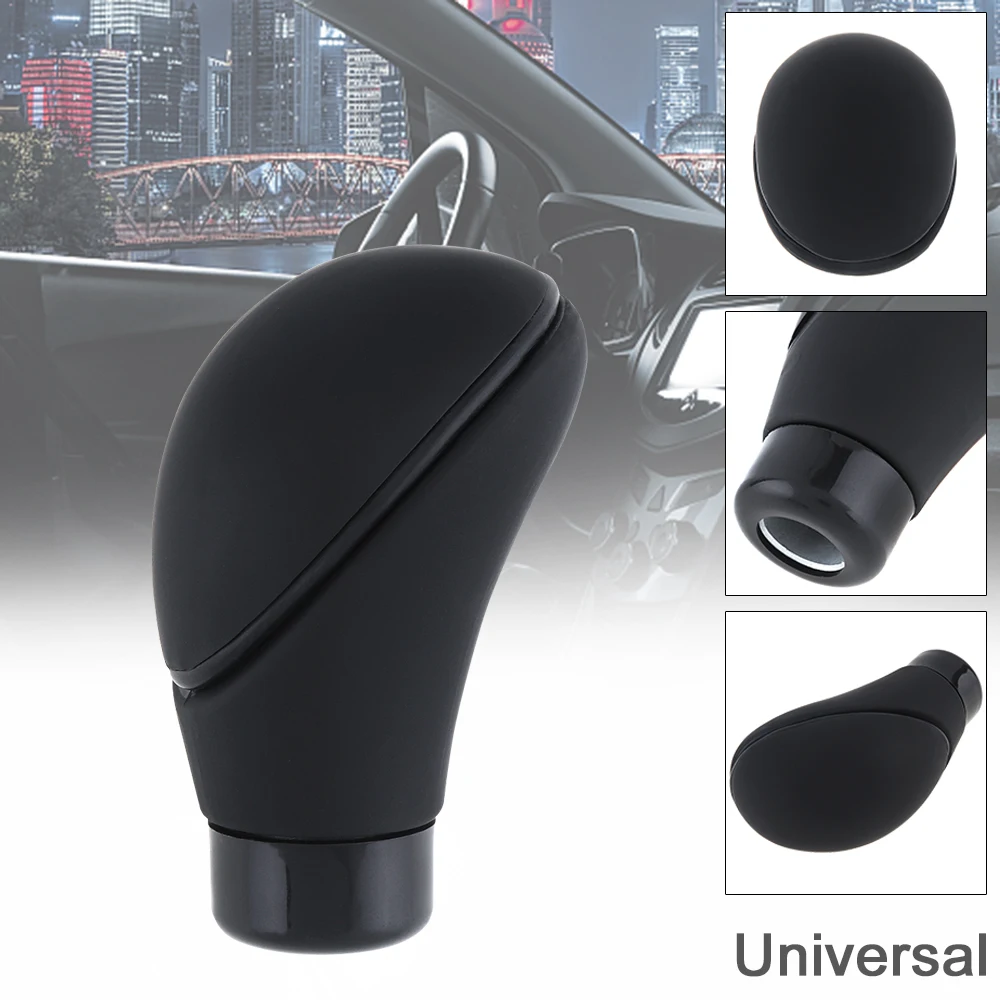 

Universal Matte Black Car Manual Transmission Gear Shift Knob with Four Plastic Adapter / Special Wrench / Mounting Screws