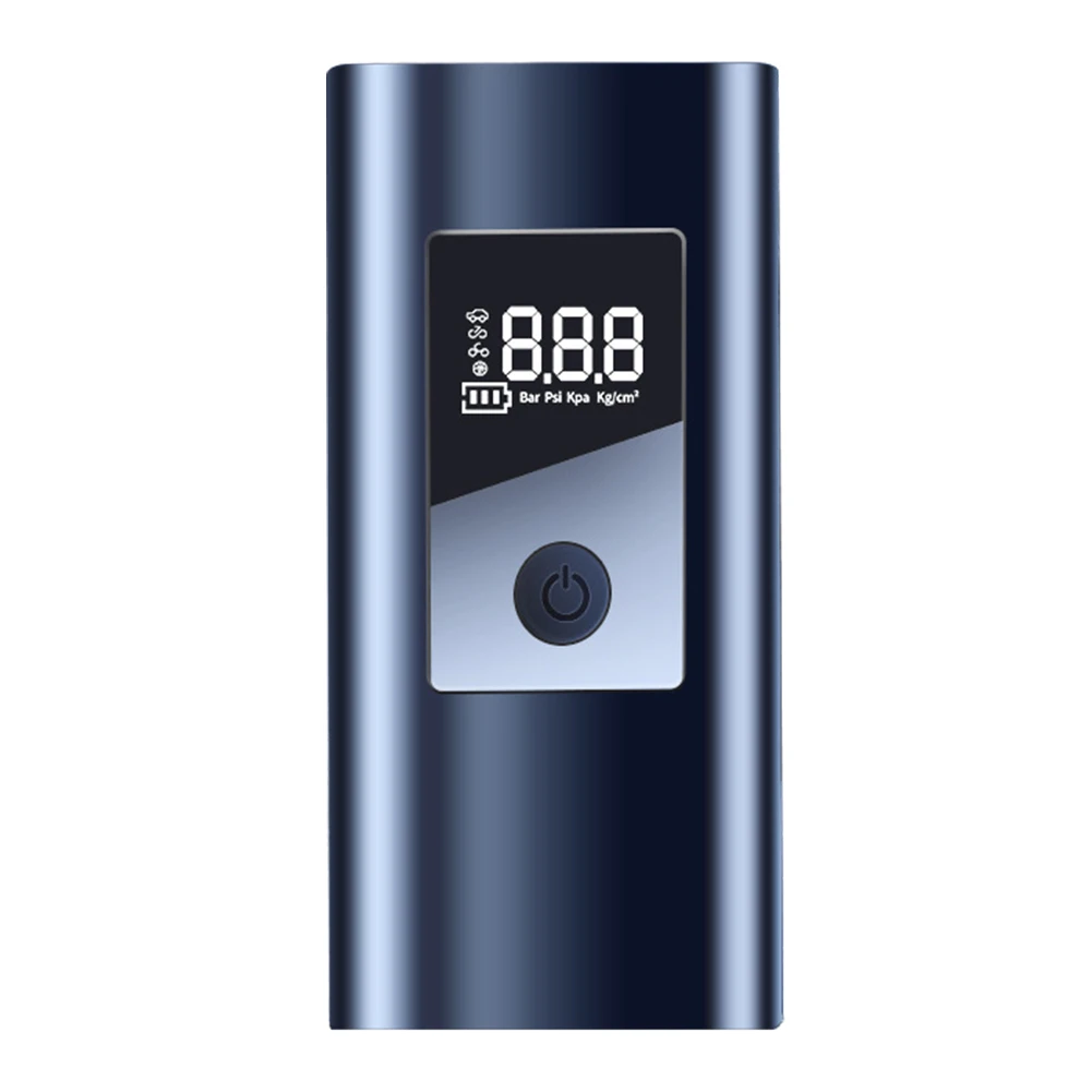 منفاخ إطارات كهربائي 3000 مللي أمبير بطارية مضخة هواء محمولة شاشة الكريستال السائل منفاخ إطارات لاسلكي يناسب سيارة دراجة نارية دراجة وكرة