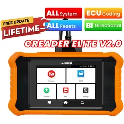 LAUNCH X431 Creader Elite V2.0 Full System Bidirectional Diagnostic Scanner for GM for BENZ for BMW for AUDI France Locoal Ship