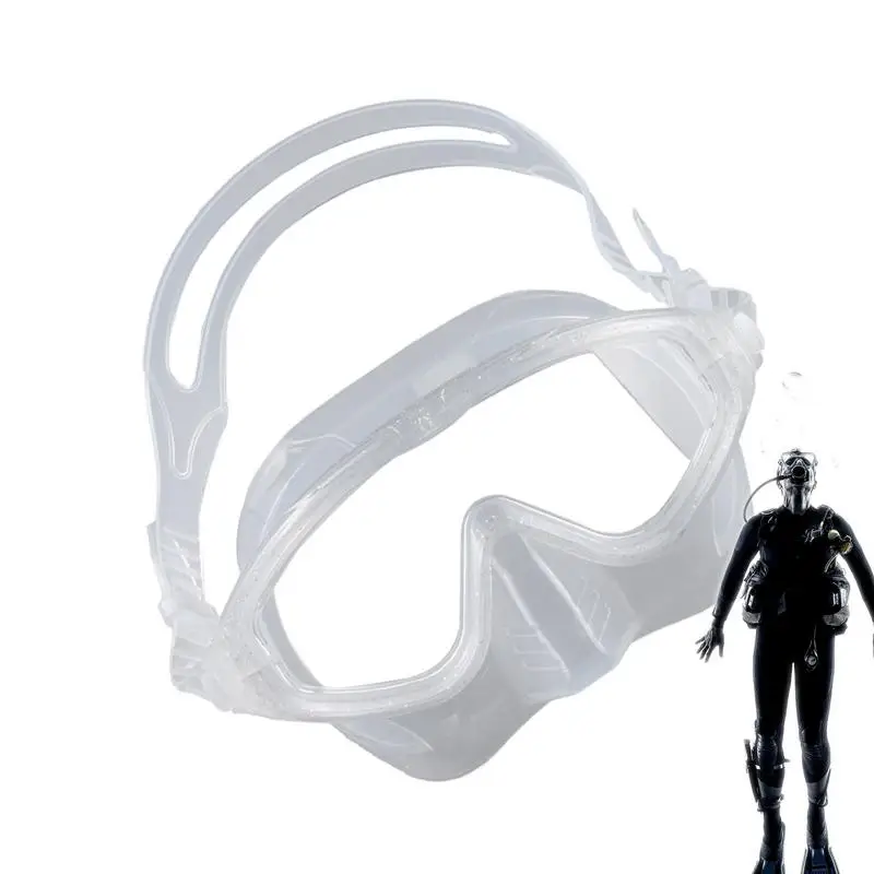 

Goggles With Nose Cover Transparent Snorkeling Goggles Clear Diving & Swim Maskue Anti-Fog Leak-Proof Design Sea Pool Swimming