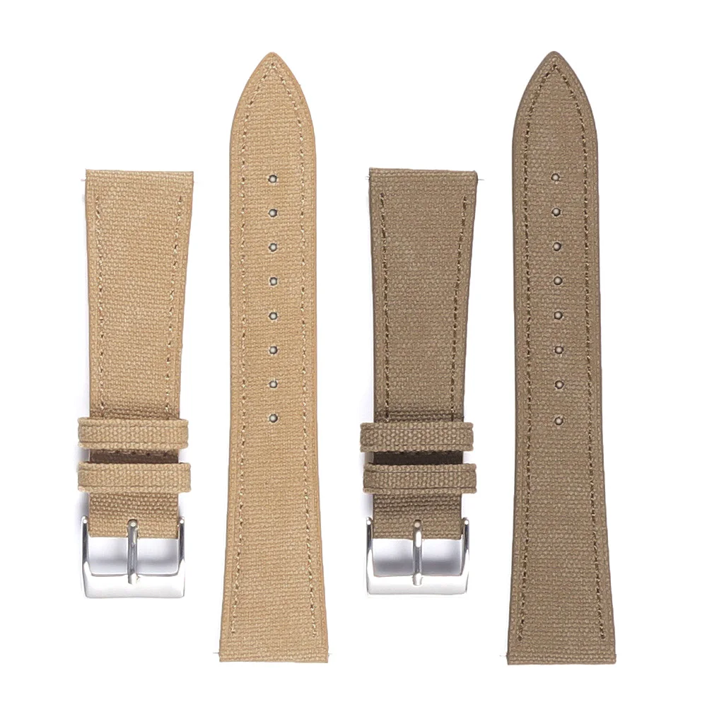 

Ремешок для часов Sailcloth 20 мм 22 мм, быстросъемный ремешок для часов, плотный холщовый тканевый ремешок для часов для брендовых часов