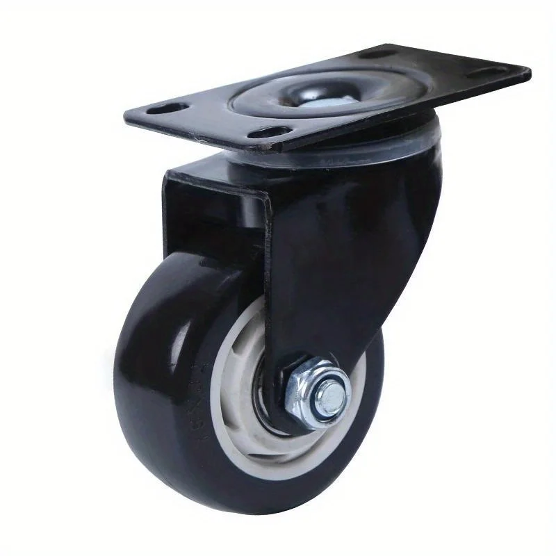 2Pcs/Lot Durable Aluminum Alloy Door Support Wheel Anti-Falling Wear-Resistant Vertical Hinged Base for Smooth Sliding on Wooden Doors