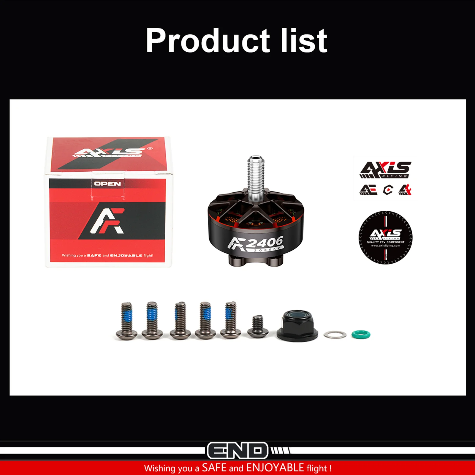 Motore Axisflying 2406 per drone FPV da 5": spinta e controllo in parallele, esperienza di volo freestyle definitiva