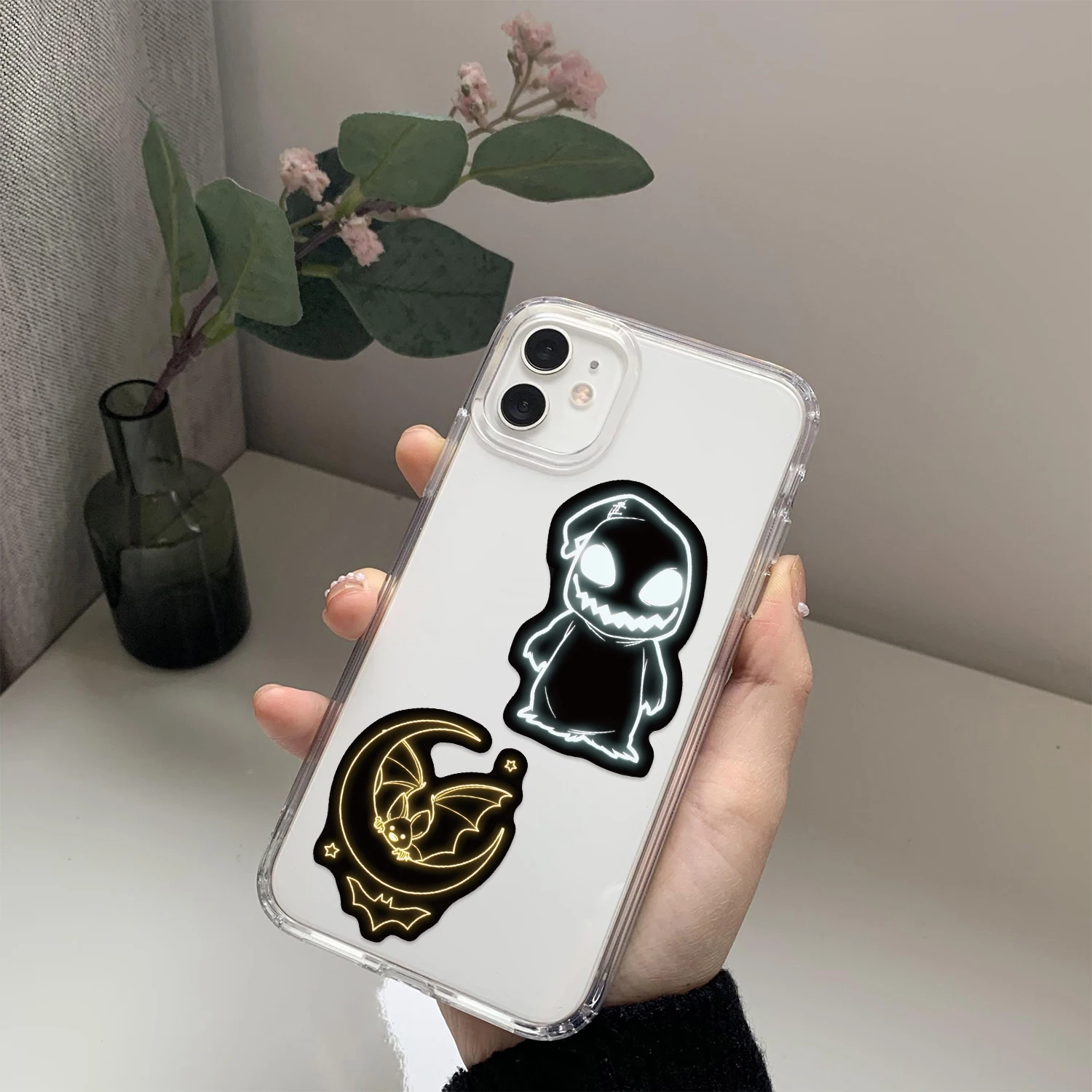 100PCS Neon Halloween Stickers for Vibrant Graffiti Decorate Laptops, Phones, Luggage, and Water Bottles Waterproof Stickers