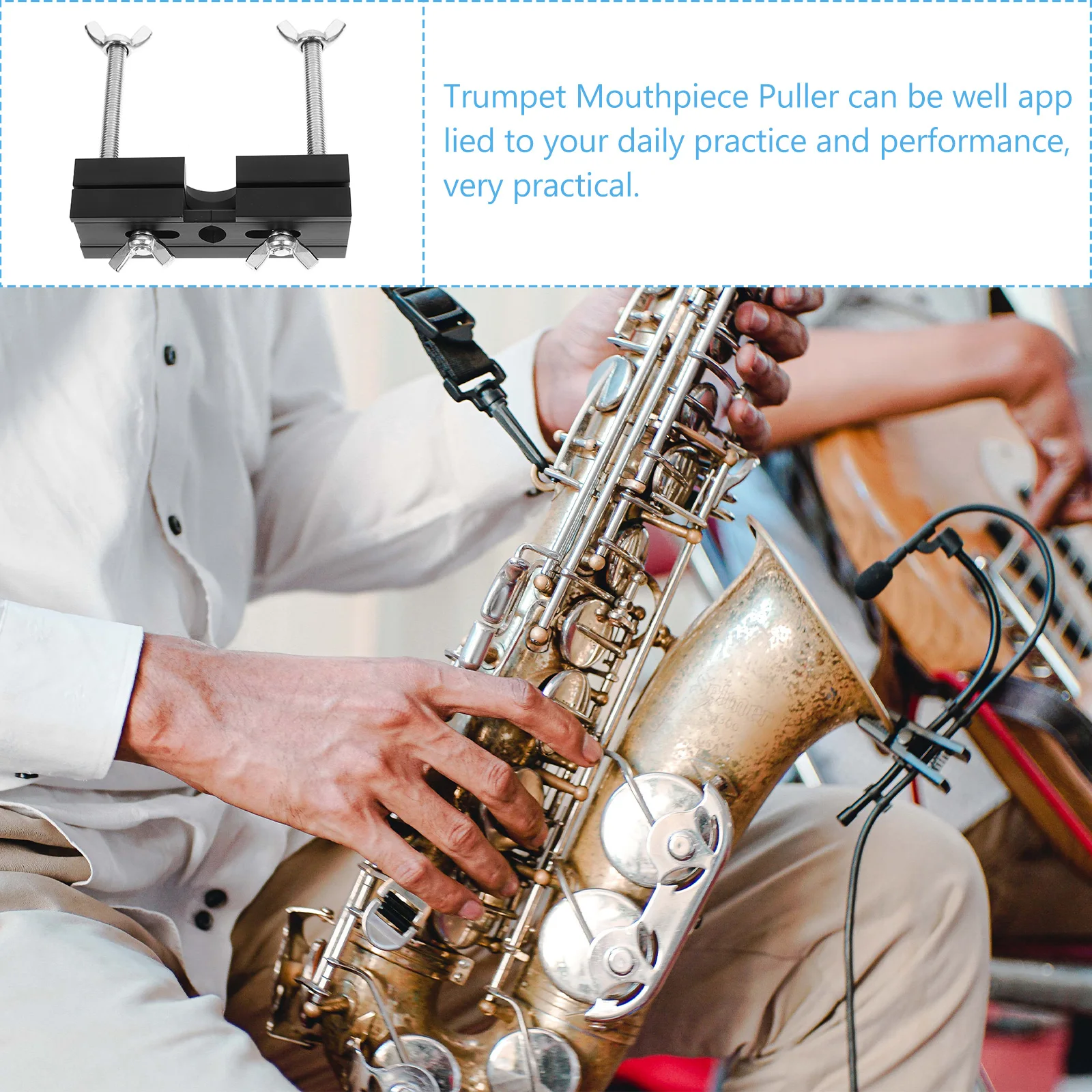 

Mouth Puller Instrument Tool Trumpet Repair Trombone Accessories Extractor Mouthpiece