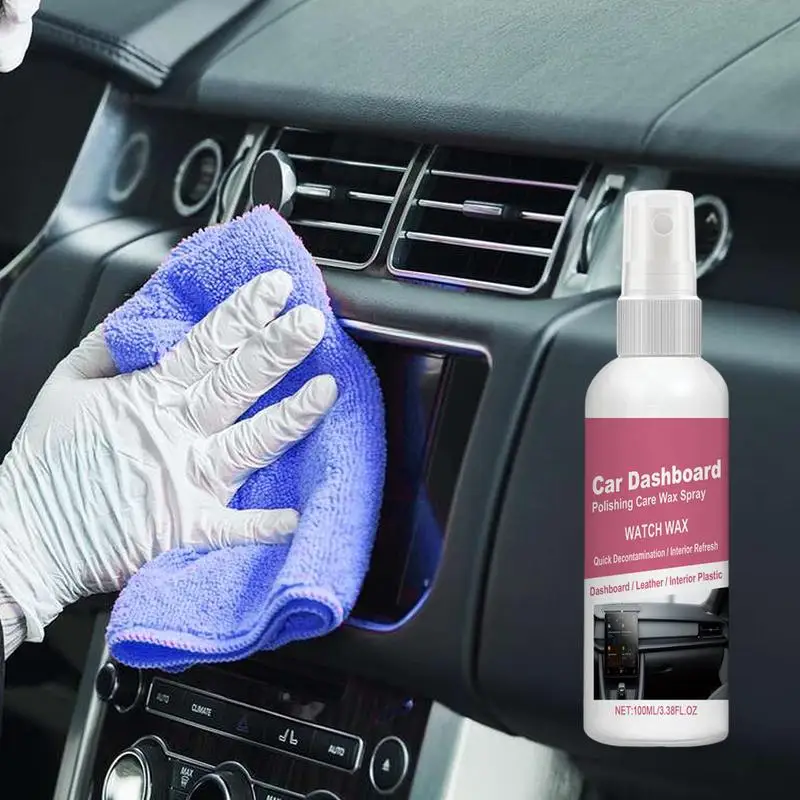 Dashboard Wax Spray Shine And Protection Spray Water Beading Detailer Spray For Car Detailing Use Wax For Glossy Finish On Cars