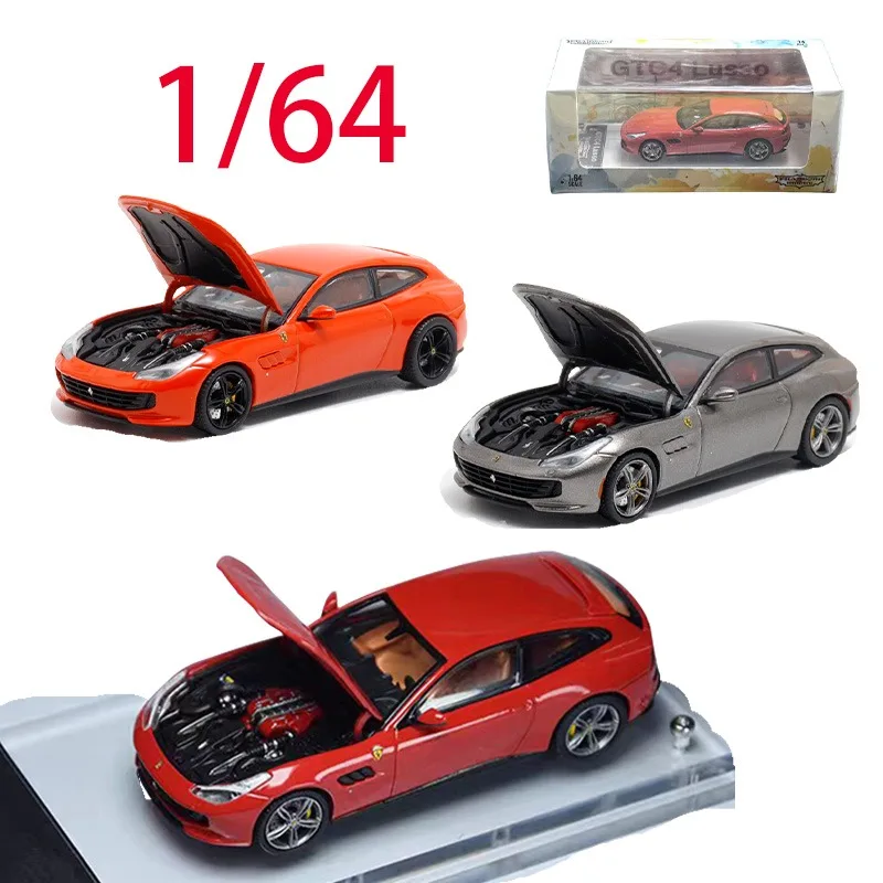 

Diecast 1/64 Scale Ferrari Alloy Car Model Ferrari GTC4 Lusso Play Vehicles Toys for Boys Original Box Display