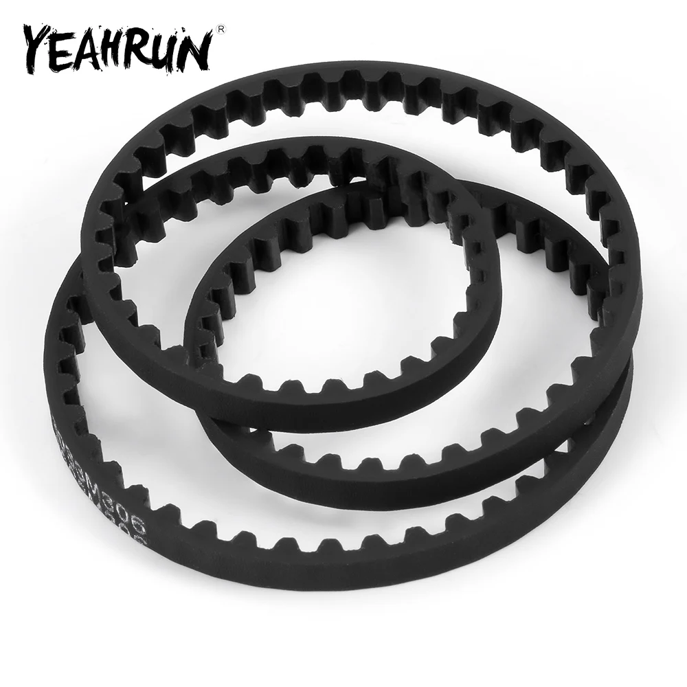 YEAHRUN Middle Belt Gear / Rubber Belt for Sakura Cero Ultra 1/10 RC Drift Car Upgrade Parts