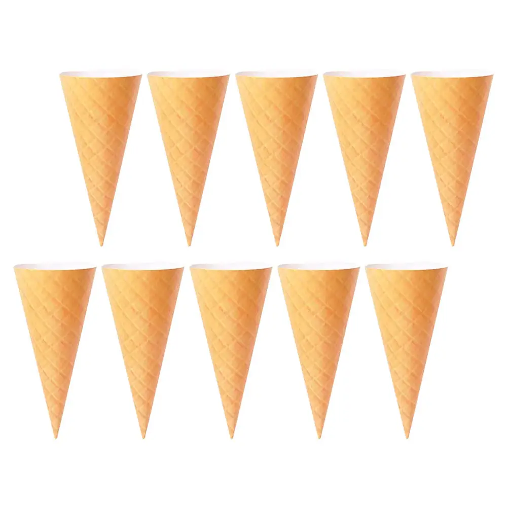 10 Piezas de Papel para Envolver Ramos de Flores, Forma de Cono de Helado, Envoltorios Florales Decorativos para Bodas, Cumpleaños, Ramos de Flores