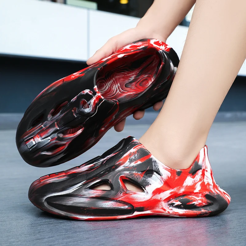 

Yeezy Slide High Quality EVA Soft Thick Soled Slippers Women's Summer Fashion Wear Slippers Home Home Sandals Men's Beach Shoes