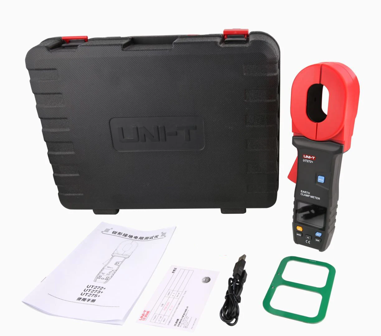 UNI-T UT272+ Plus Loop Resistance Tester Clamp-on Ground Resistance Tester Clamp Ammeter USB Data Transfer Data Storage