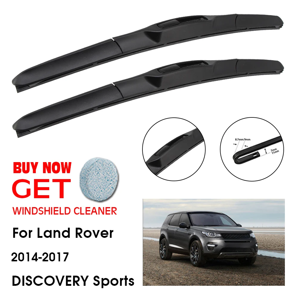 

Car Wiper Blade For land Rover DISCOVERY Sports 26"+20" 2014-2017 Front Window Windscreen Windshield Wipers Blades Accessories