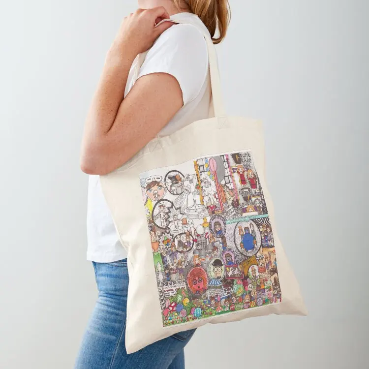

The Chocolate Factory Tote Bag reusable shopping bag shopper bags for women university shopper bag Gift bags