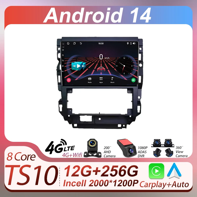 

Автомобильный радиоплеер, авторадио для Volkswagen Golf Mk 4 2004-2008, беспроводной Android Auto CarPlay, 8-ядерный GPS-навигатор, 2 Din BT, Wi-Fi