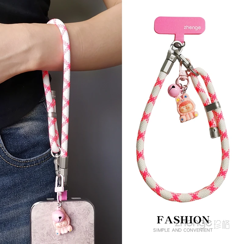 

Регулируемый плетеный ремешок на запястье для мобильных телефонов, новый модный продукт для женского использования на открытом воздухе, чтобы предотвратить потерю