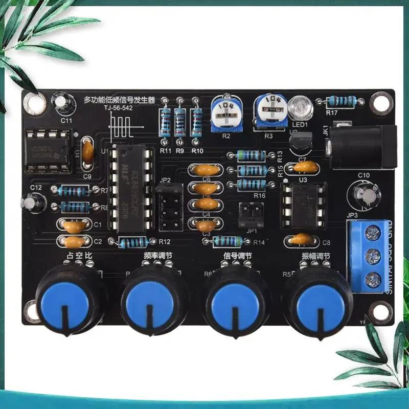 (ใหม่) ICL8038 ความแม่นยําสูงปรับสัญญาณ DIY ชุด Sinusoidal Triple-Cornered Square ฟันเลื่อยเอาต์พุต 5Hz-400Khz