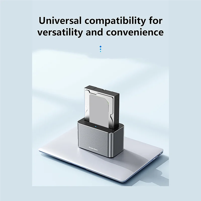 BLUEENDLESS SAS naar USB 3.0 harde schijf dockingstation 5Gbps snelle adapter, ondersteunt 20TB voor 2,5/3,5 inch SATA/SAS US PLUG