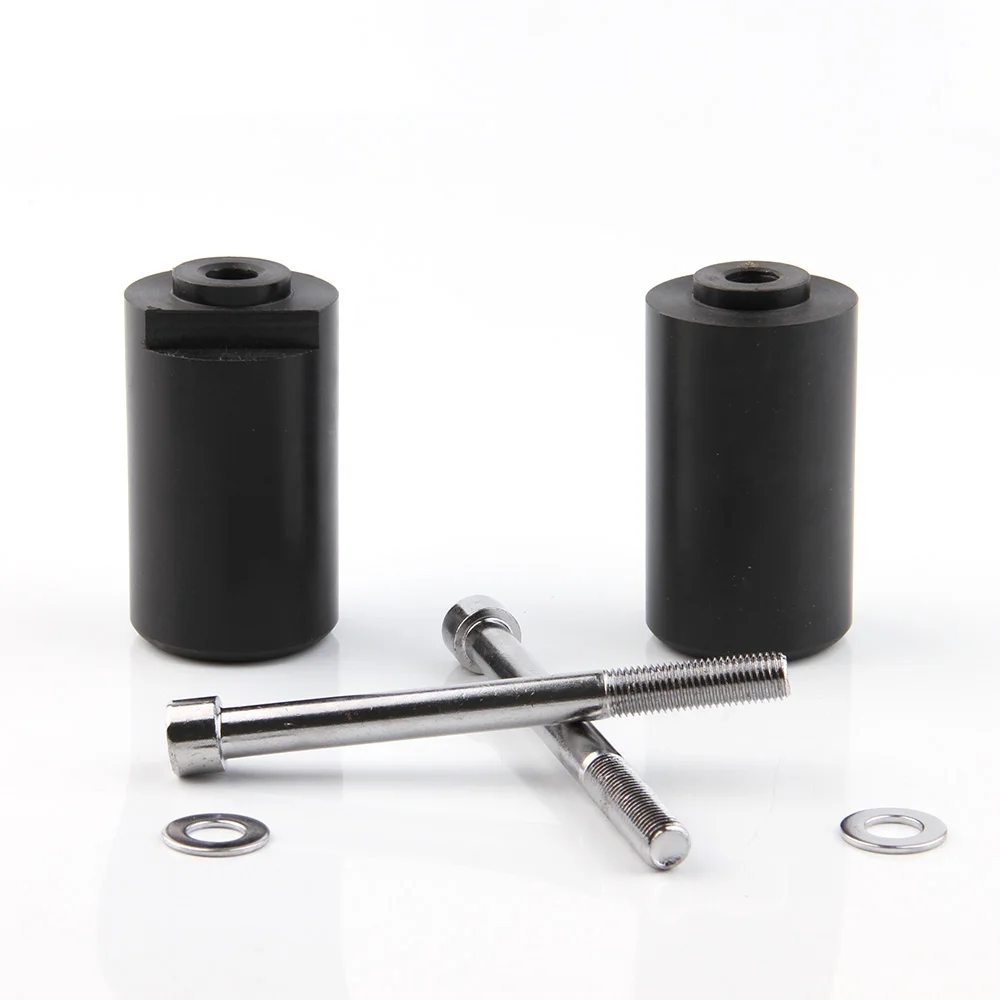 For 2002 2003 Kawasaki Ninja ZX-9R ZX900F zx9r 02 03 Motorcycle bike No Cut Frame Slider Crash Protector Black / Carbon