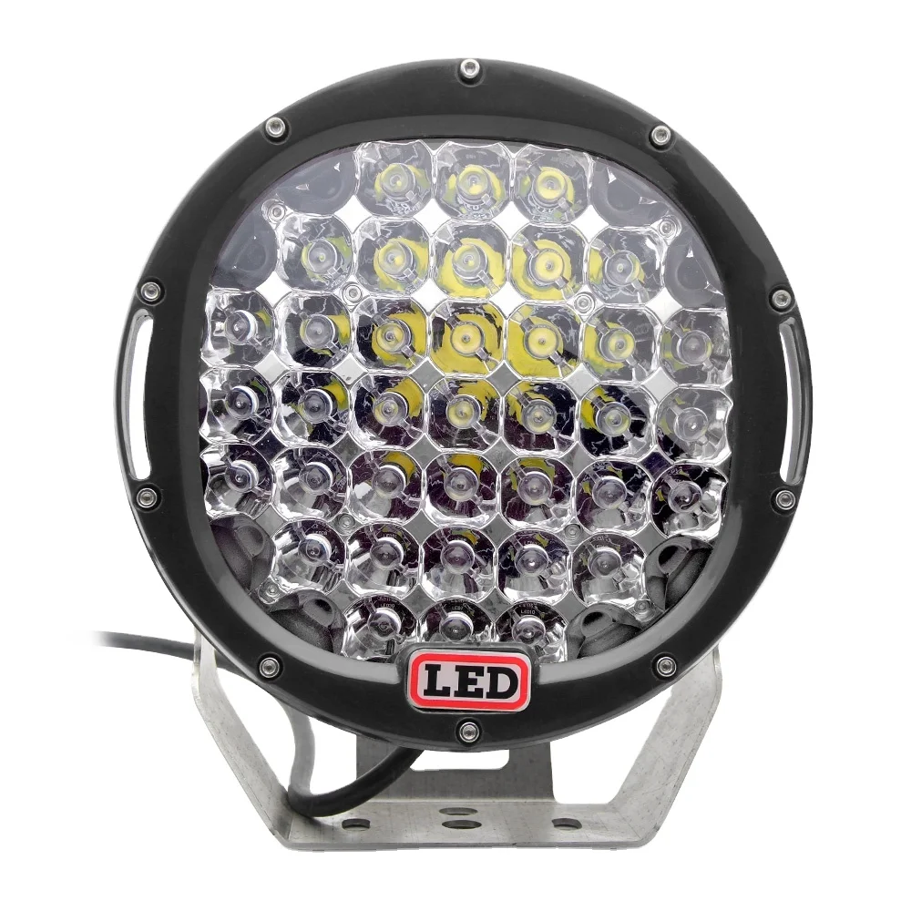 Spotlight Super bright 9 inch round 96w waterproof 12v24v driving car Light Emitting Diode off-road vehicle work light