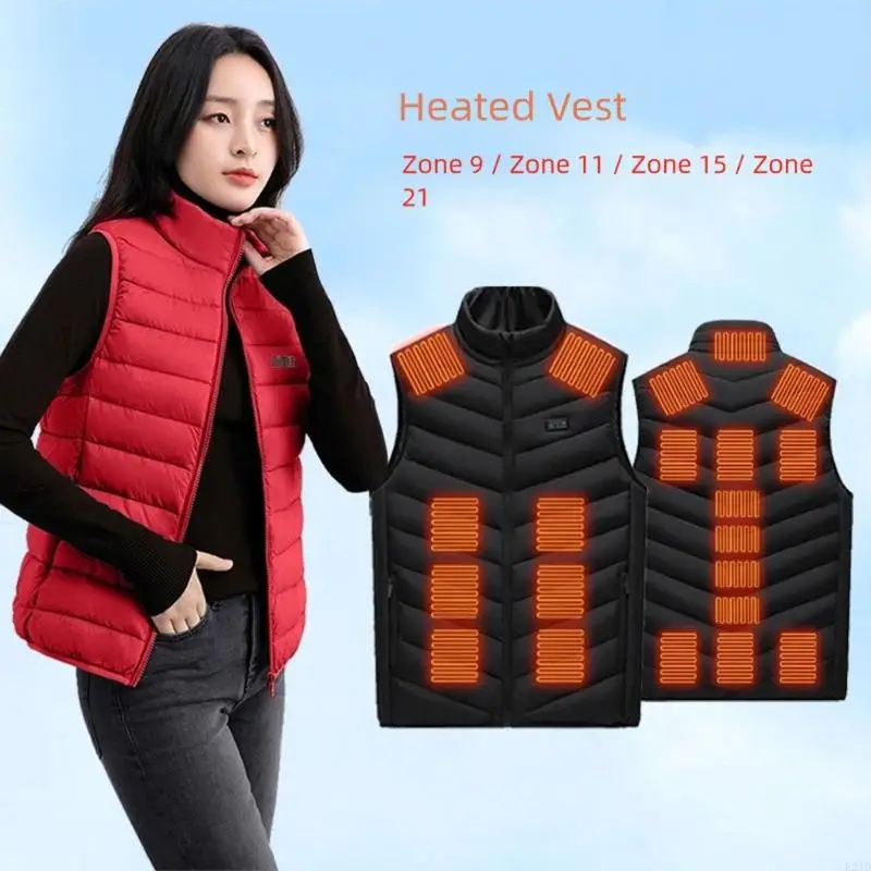 

Constant Carbonfiber Heated Waistcoat Thin Insulation Fast Heat Distribution Modifiable Neckline For Hiking Camping Donations