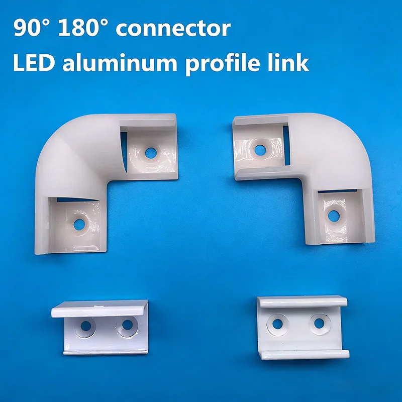 90/180 Degree angle connector, LED angle aluminum profile link, U profile connector V profile connector