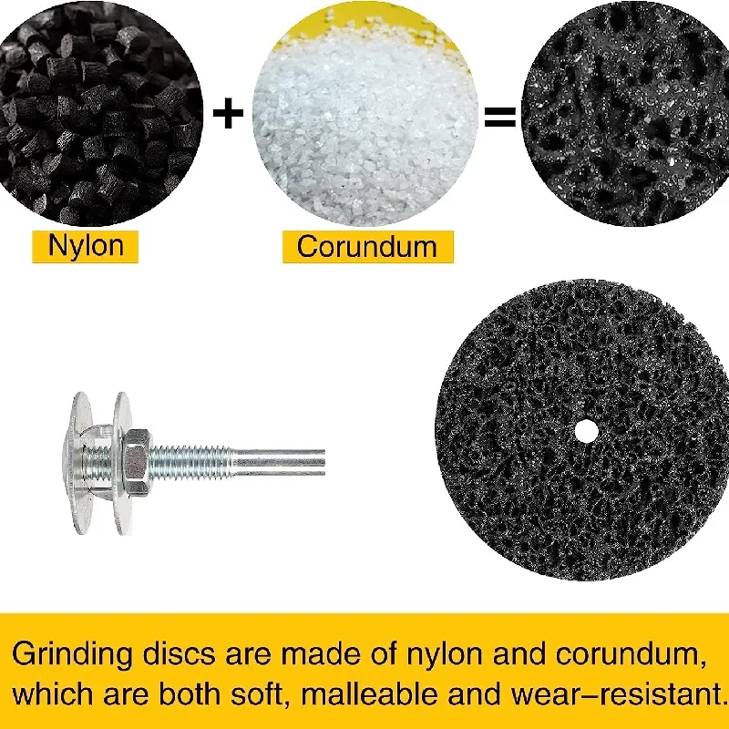 أقراص تنظيف مزيل الصدأ لعجلة الطلاء، عجلة تجريد سهلة التنظيف لإزالة اللحامات الصدأ وتنظيف الطلاء