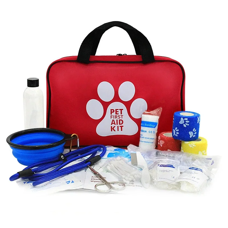 Waterproof Custom Medical Supplies Pets First Aid Kit Bag Emergency Dog Travel Home Car First Aid Kits