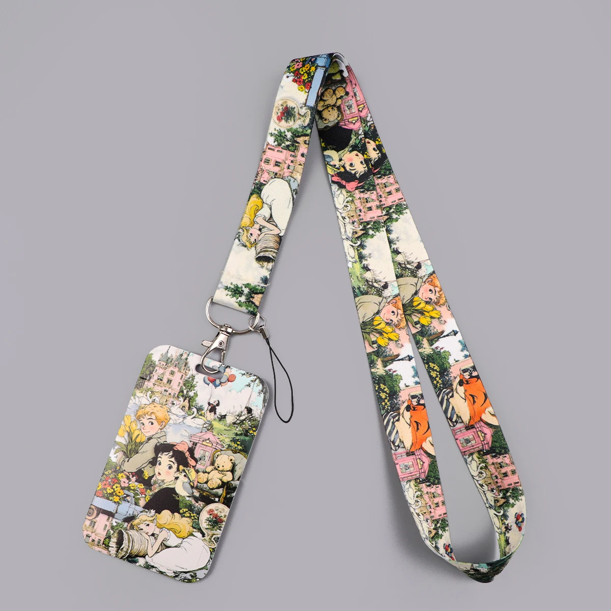 Kawaii Neon Lamp ID Badge Houder Inspirerend Citaat Lanyards Deur Card Case Hangend Touw Nekkoord Sleutelhanger Visitekaartje Cadeau