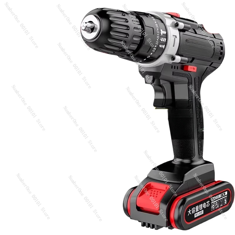 

Lithium battery pistol drill multi-function hand electric drill punching electric power tool set