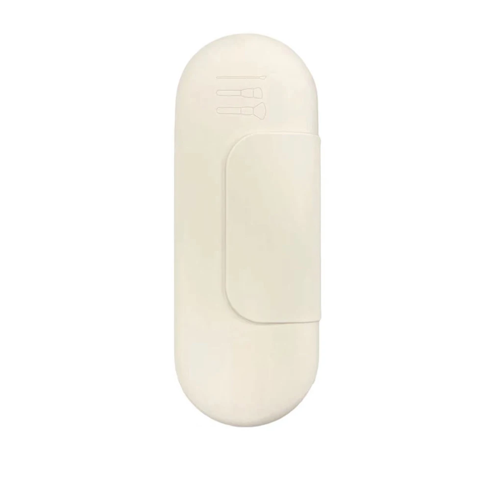 1 pc Silicone Makeup Brush Soft Portable Cosmetic Face Brushes Large Capacity Makeup Brush Bag Washable Makeup Pouch Holder Case