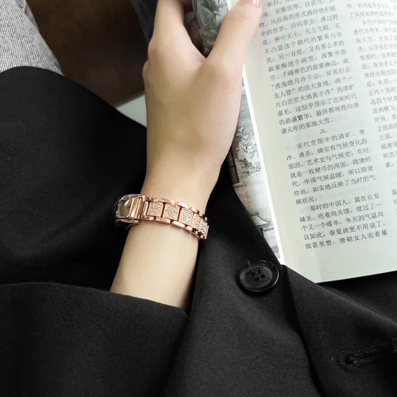 Luxury Glitter Diamond Metal Strap for Xiaomi Mi Band 8 7 Women Smartwatch Bracelet for Mi Band 7 6 5 4 3 Wristbands Accessories