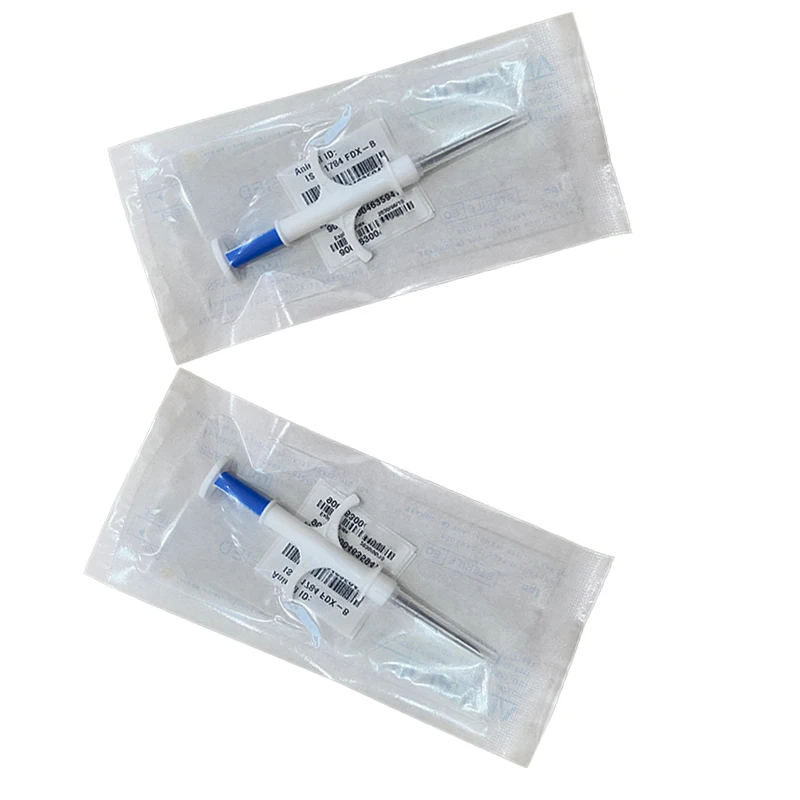 Drop shipping 100 pz di alta qualità 2.12x12mm/1.4x8mm/1.25x7mm RFID microchip animale con siringa FDX-B ICAR certificato per animali domestici
