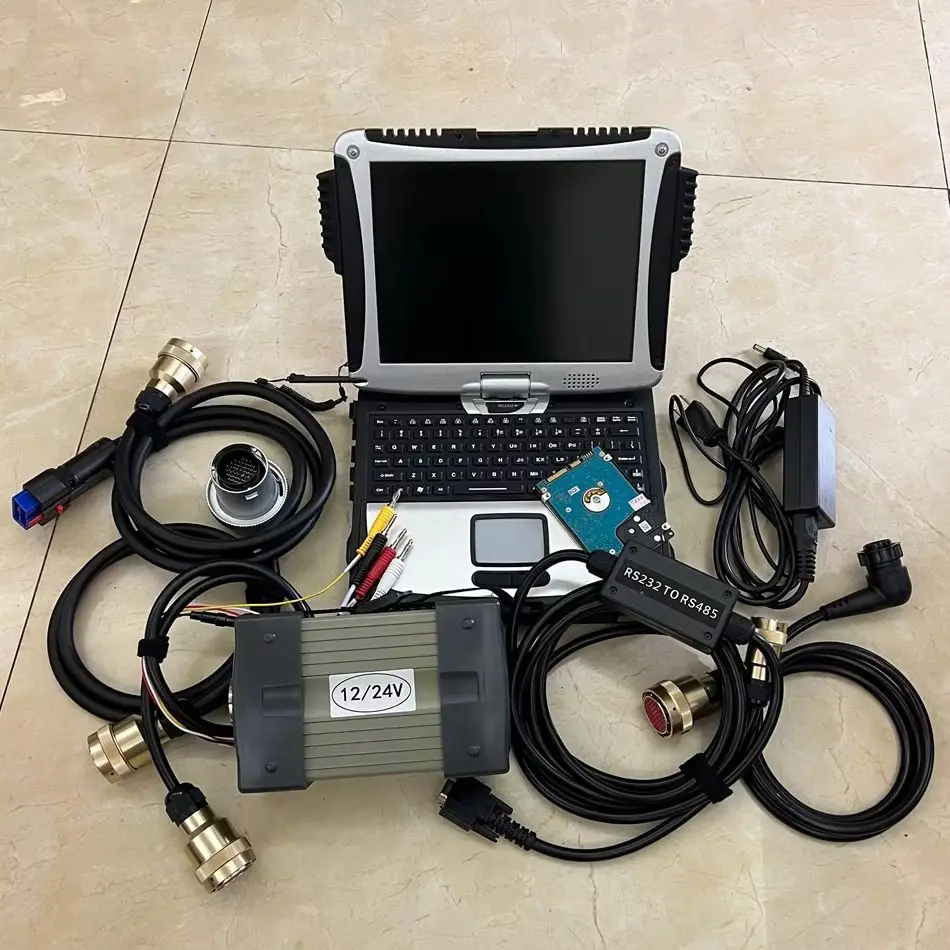 

mb star c3 Auto diagnostic tool computer cf19 90% New laptop i5 cpu 320GB HDD software installed Full Set for old cars