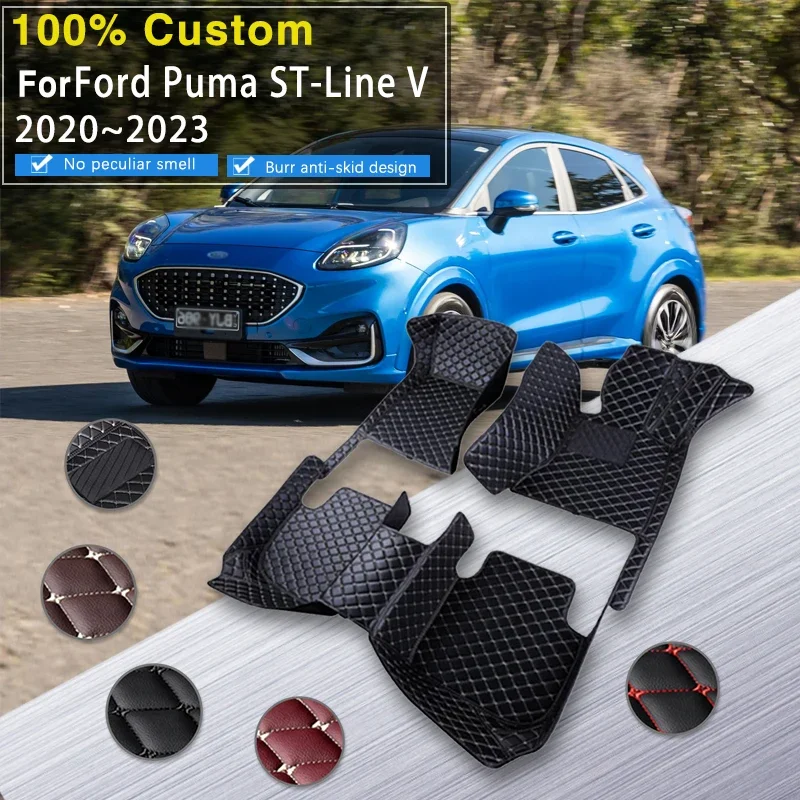 

ALL Car Mats Floor For Ford Puma ST-Line V Crossover 2020 2021 2022 Waterproof Set Car Floor Mats Alfombrillas Coche Car Access