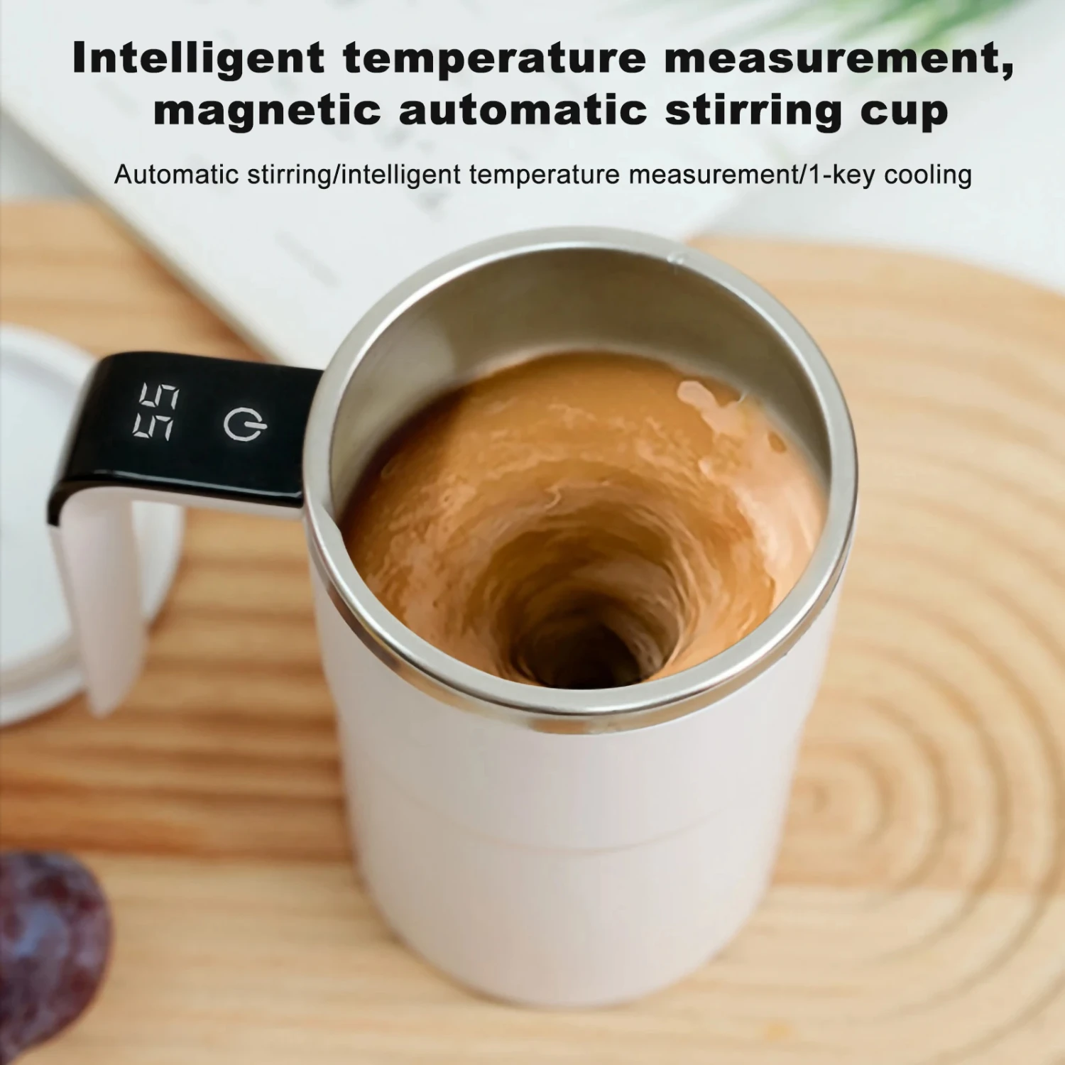 

Креативная автоматическая перемешивающаяся чашка из нержавеющей стали, самосмешивающаяся USB перезаряжаемая чашка, сок, молочный коктейль, стакан на заказ Dudu bubu Dad Cia