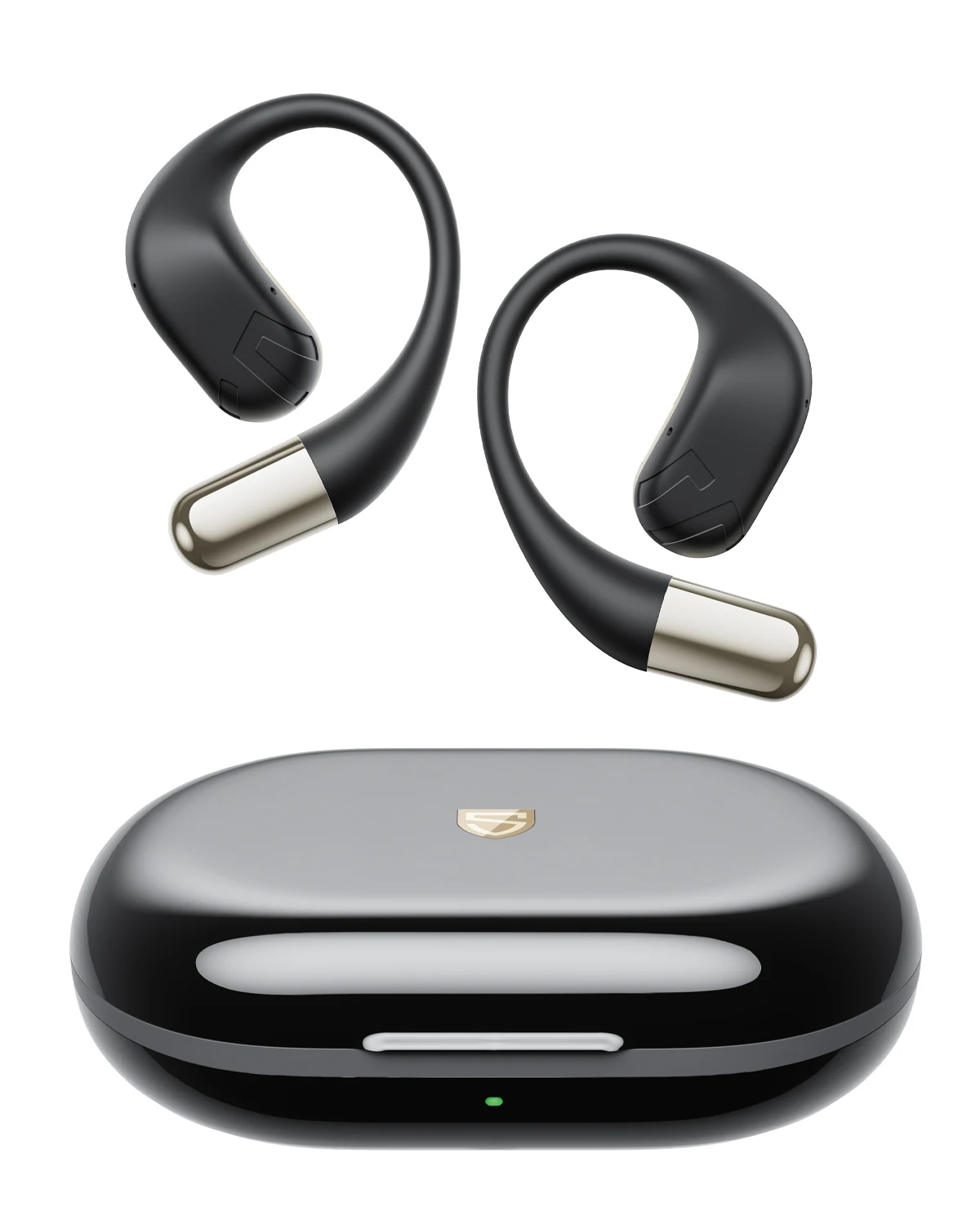 SoundPEATS Chasers open oortelefoon Bluetooth 5.4 draadloze oordopjes met open ANC, ruimtelijk audio, LDAC hi-res geluid, IPX5, 35H