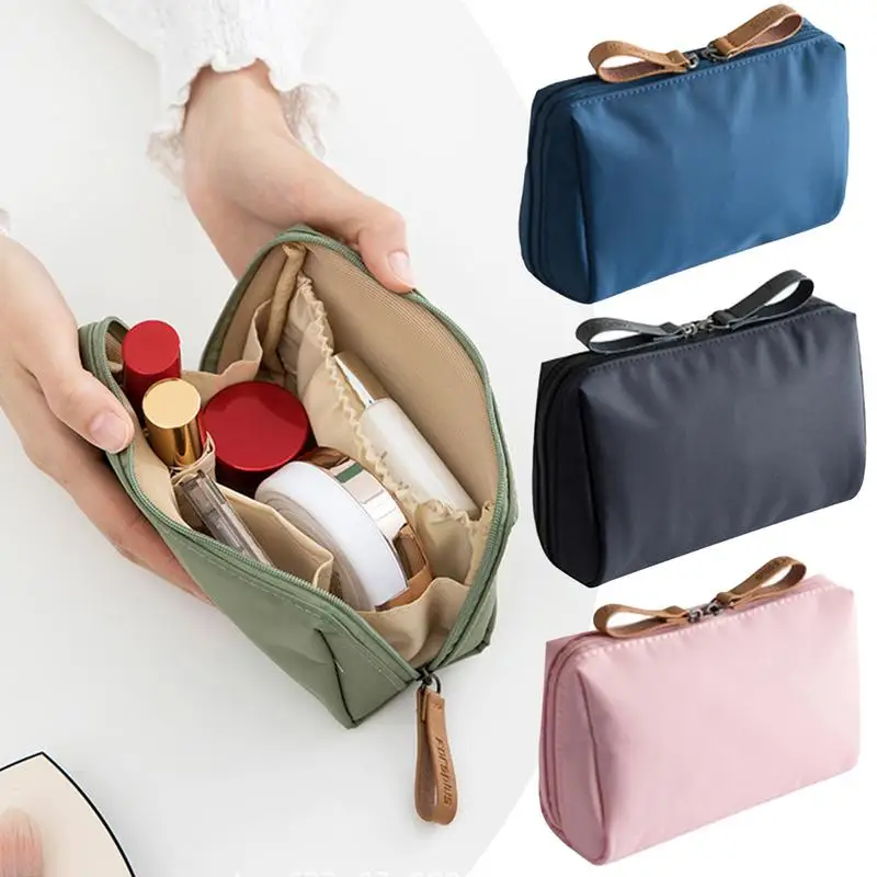 2024 new Cosmetic Bags For Women Elegant Make Up Pouch Travel Toiletries Organizer Storage Hangbag Korean Carry-on Makeup Tote