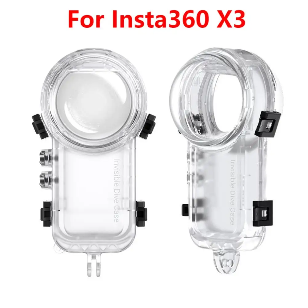 

For Insta360 X3 Invisible Dive Case Underwater Dive Housing Shell 50m Waterproof Camera Protector Diving Case For Insta 360 X3