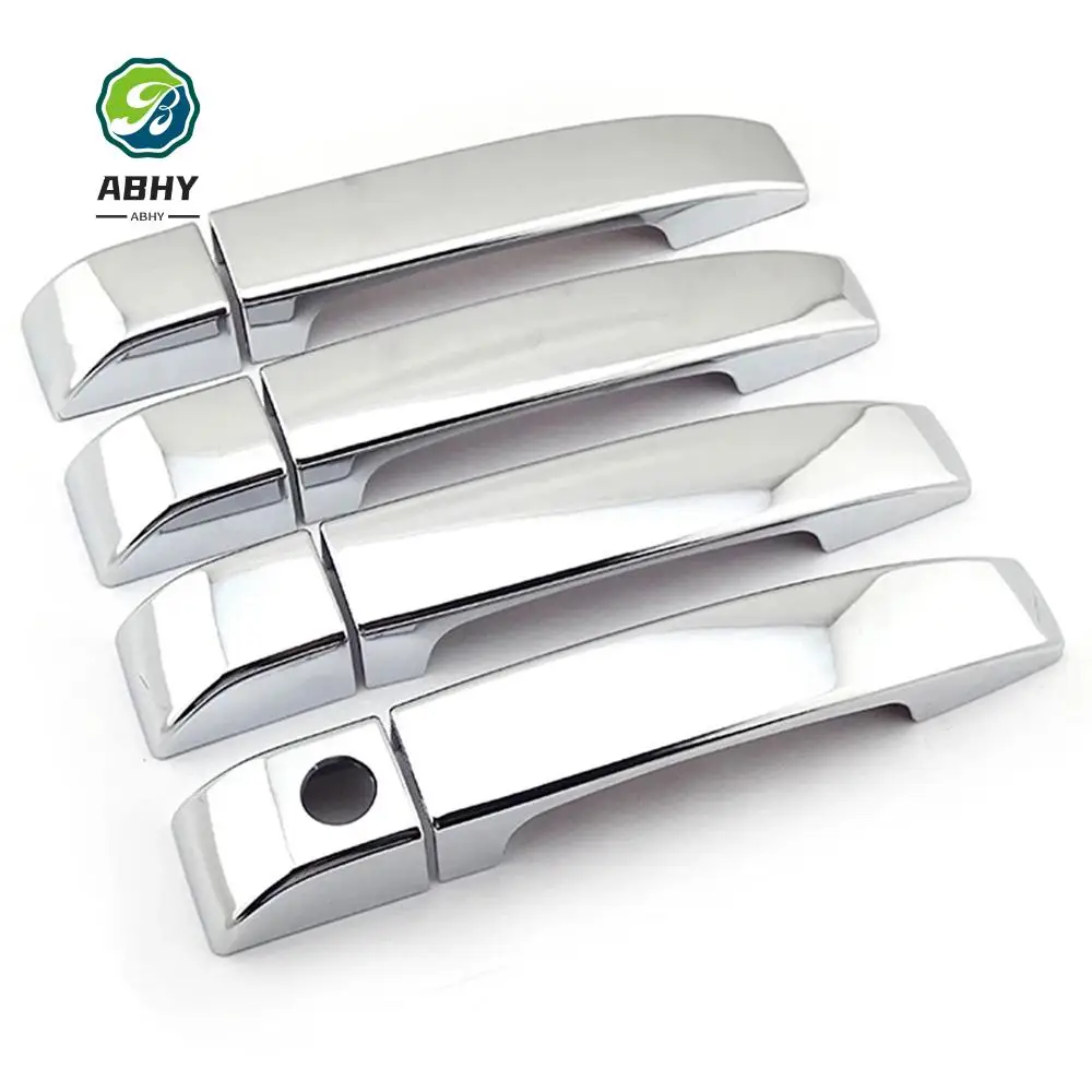 

ABHY-Silver Door Handle Covers Trim For Land Rover Range Rover L322 2002-2012