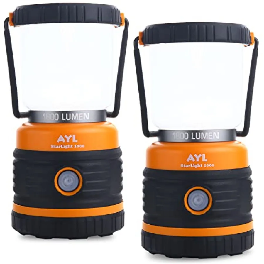 

LED Camping Lantern for emergency, survival, hiking, fishing, tent, home use; ABS plastic, black; 1800LM brightness, 4 modes, b