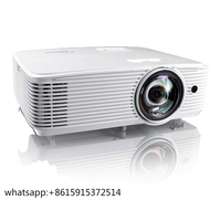 TLCRETE Optoma EH412ST 4000 Ansi Lumens Short Throw Projector, 3D Support High Lumens 1080P Video Projector for Office Education