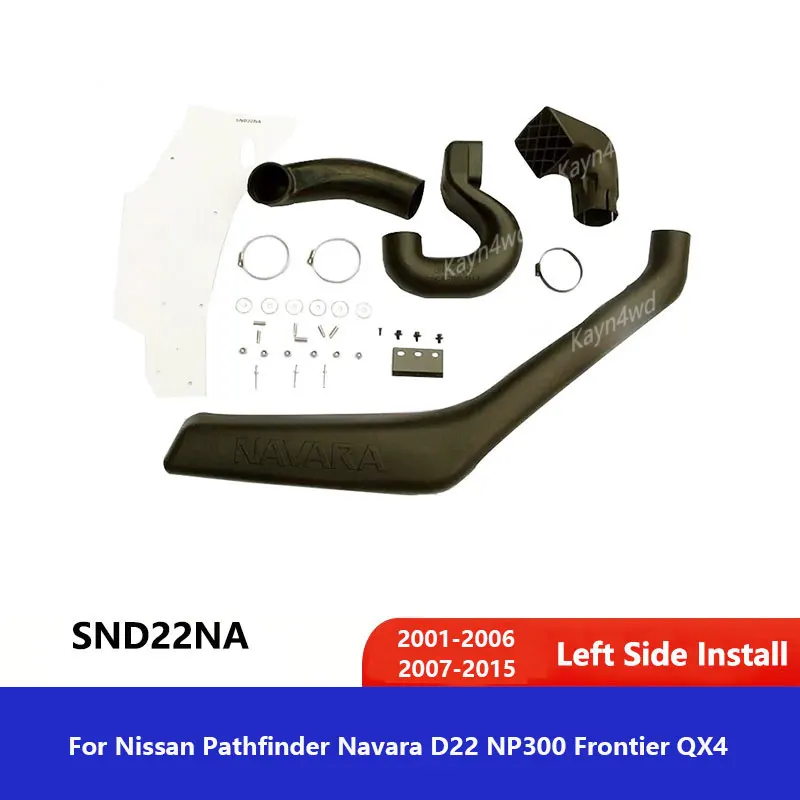 Off Road 4x4 Accessories Air Ram Intake Snorkel Kit For Nissan 01-06 Navara Frontier D22 Terrano 2 / 07-15 NP300 / Infiniti QX4