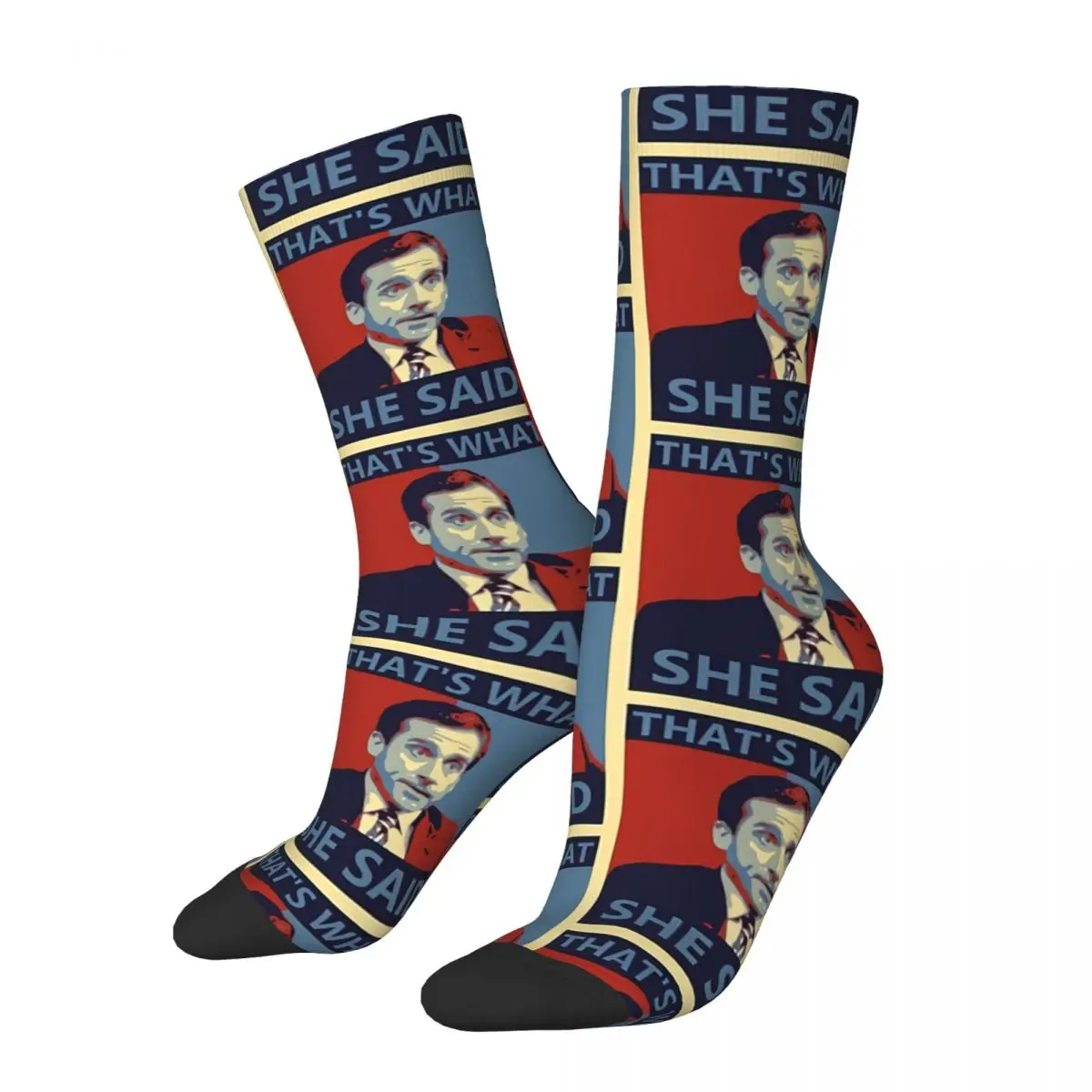 That's What She Said The Office TV Unisex Winter Socks Hiking Happy Socks street style Crazy Sock