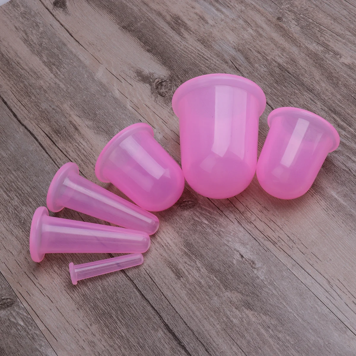 

6pcs Silicone Cupping Therapy Sets Ergonomic Body Facial Massage Tools Detox Cellulite Relief Vacuum Cups For Skin