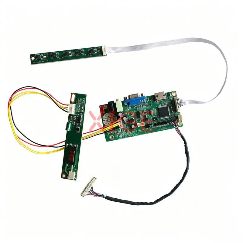 

For QD14TL01 QD14TL02 LP141WX3 LP141WX1 LCD Monitor Controller Drive Board DIY Kit HDMI+VGA LVDS 30-Pin 1280*800 1280x800 1-CCFL