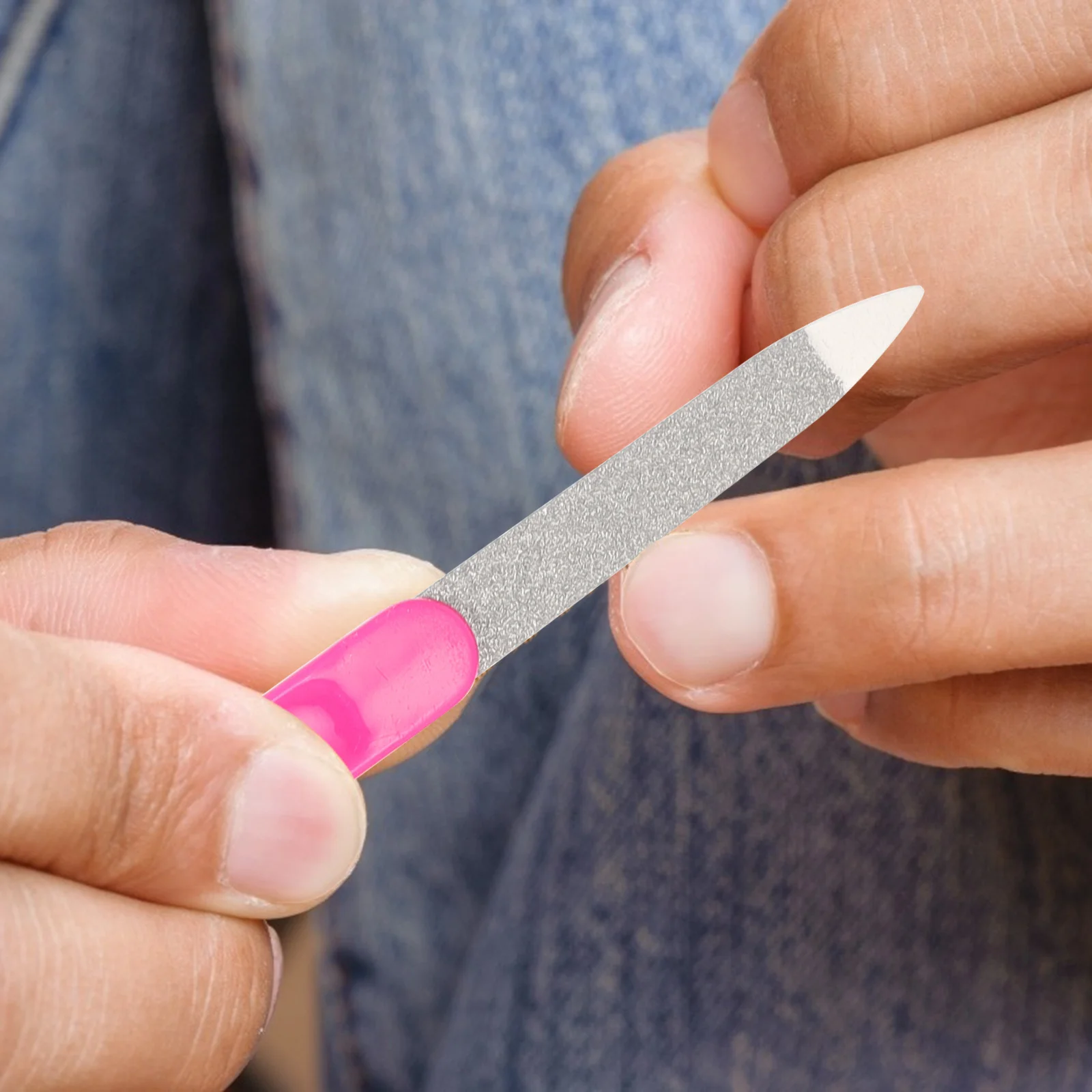 

27 шт., набор пилочек для ногтей из нержавеющей стали для натуральных искусственных акриловых ногтей, гладкие грубые края, маникюрные инструменты, профессиональные ногти