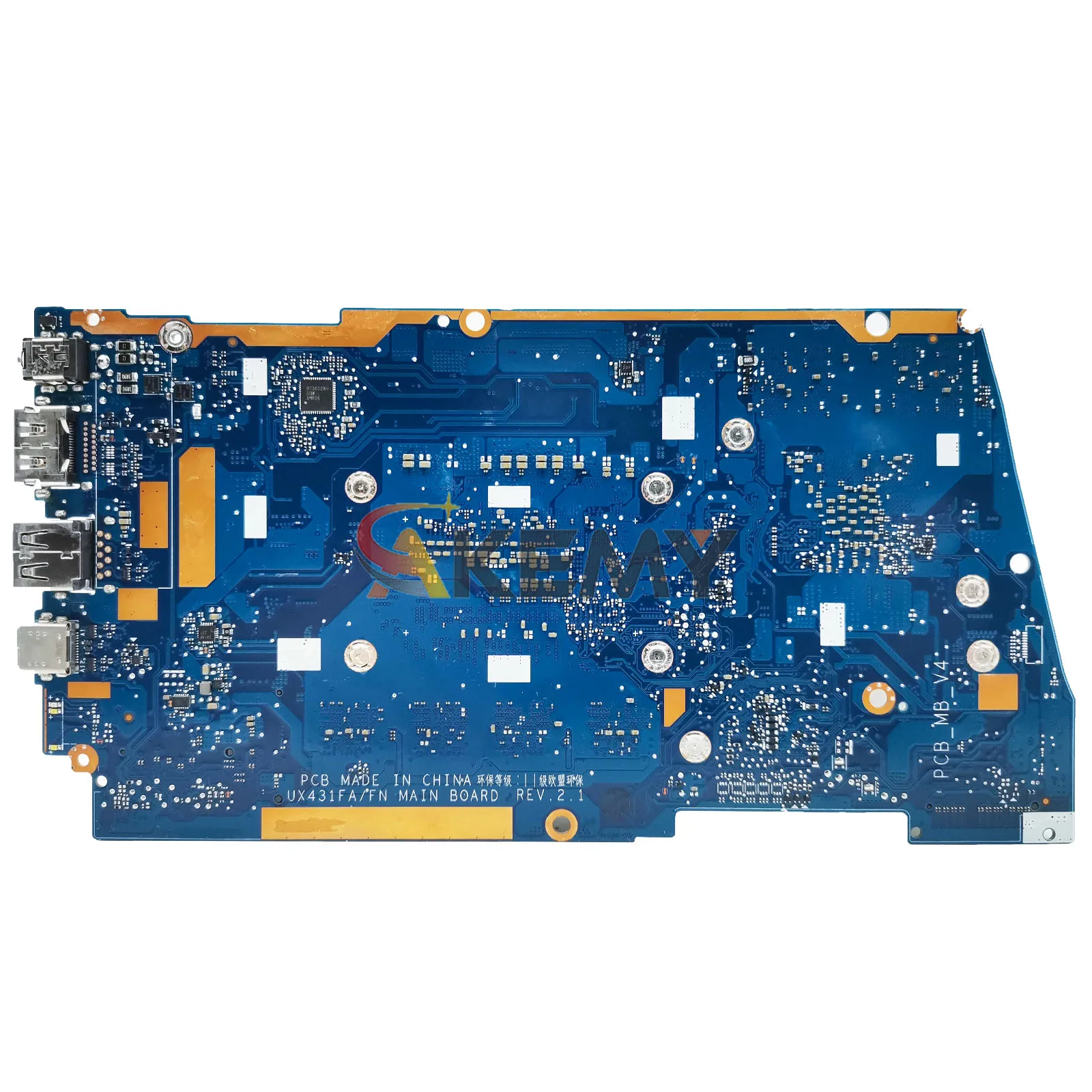 Placa base para ordenador portátil UX431FN para ASUS ZenBook UX431FN S4500F UX431F U4500F S431F X431F con CPU I3 I5 I7 100% pruebas OK