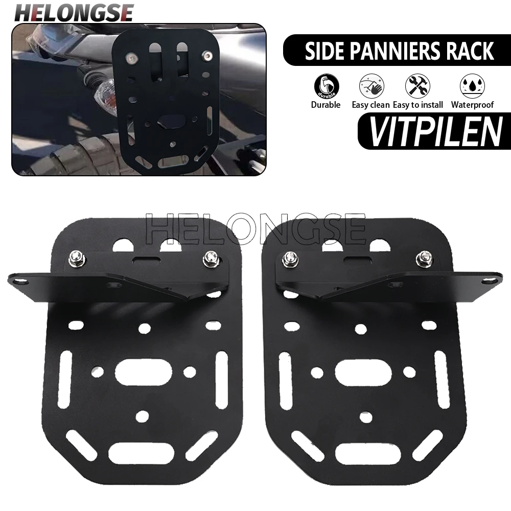 

HELONGSE Rear Luggage Rack Side Panniers Rack For Husqvarna SVARTPILEN 401 2018 2019 Svartpilen Vitpilen 125 200 250 2020 - 2024